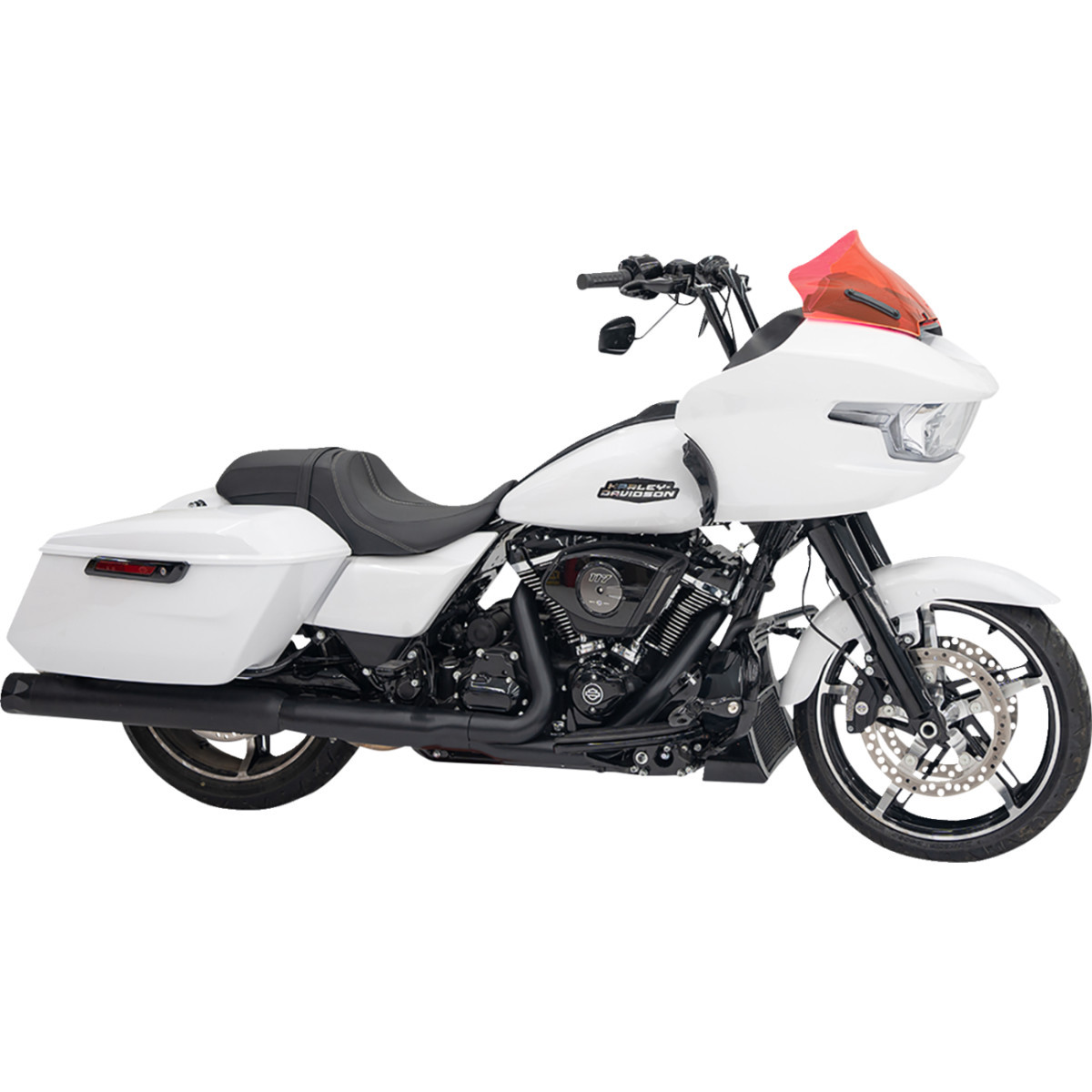 Klock Werks #KWW-01-0696 - Kolor Flare® Windshield - 6-1/2" - Yellow - '96-'13 FLHT/FLHX