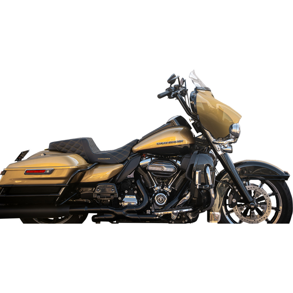 Klock Werks #KWW-01-0702 - Flare® Windshield - 6-1/2" - Clear - '14-'25 FLH