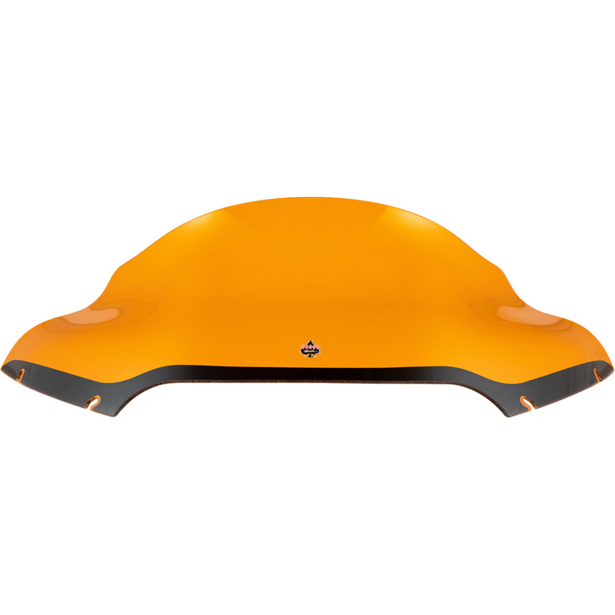 Klock Werks #KWW-01-0668 - Kolor Flare® Windshield - 9" - Orange - '15-'25 FLTR