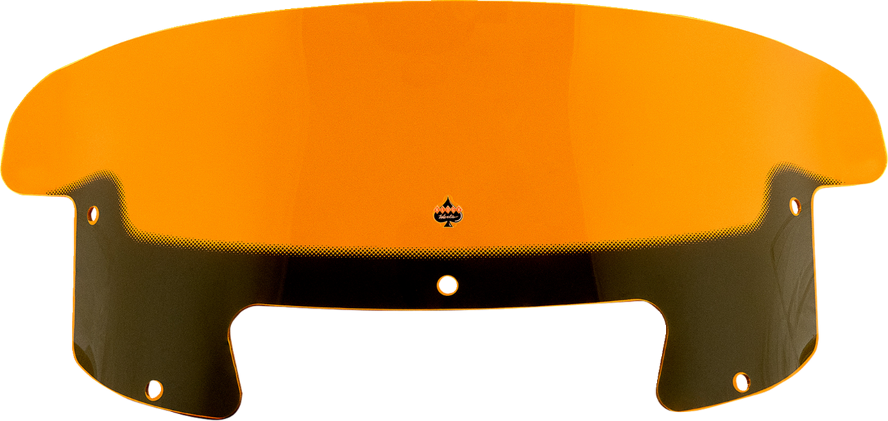 Klock Werks #KWW-04-0619 - Kolor Flare Windshield - 8" - Orange - Indian