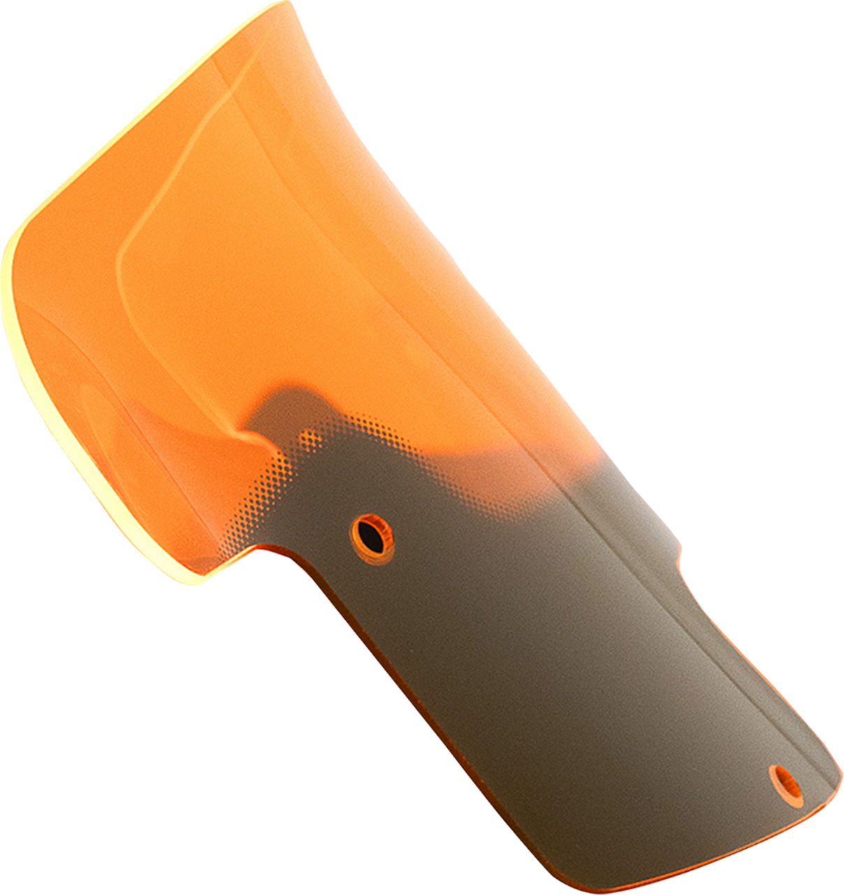 Klock Werks #KWW-04-0619 - Kolor Flare Windshield - 8" - Orange - Indian