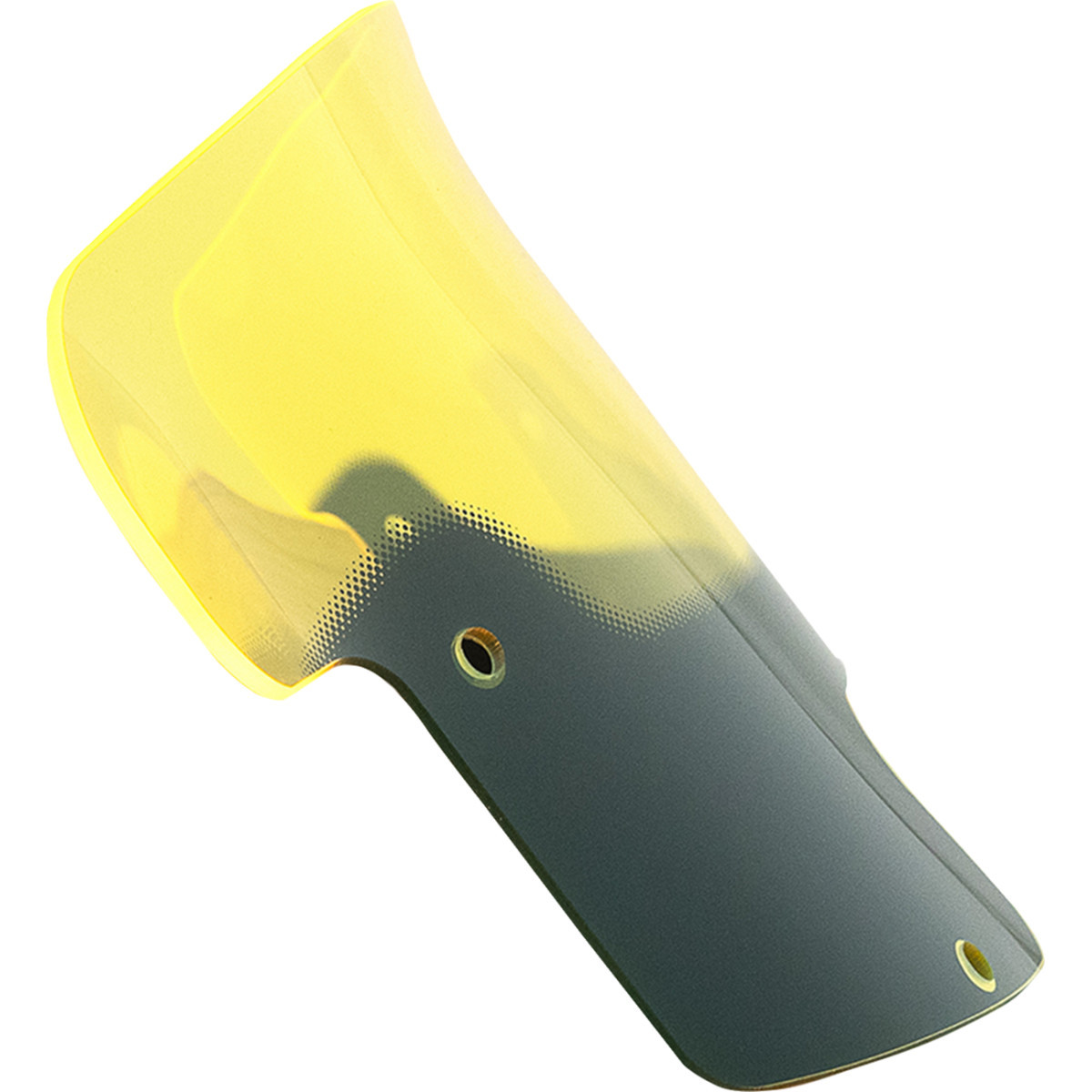 Klock Werks #KWW-04-0620 - Ice Flare® Windshield - 8" - Yellow Ice - '20-'25 Indian