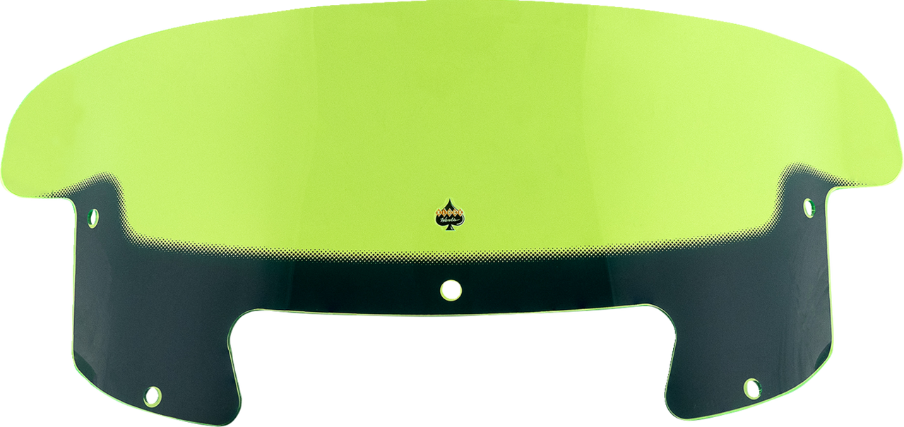 Klock Werks #KWW-04-0621 - Kolor Flare Windshield - 8" - Green - Indian