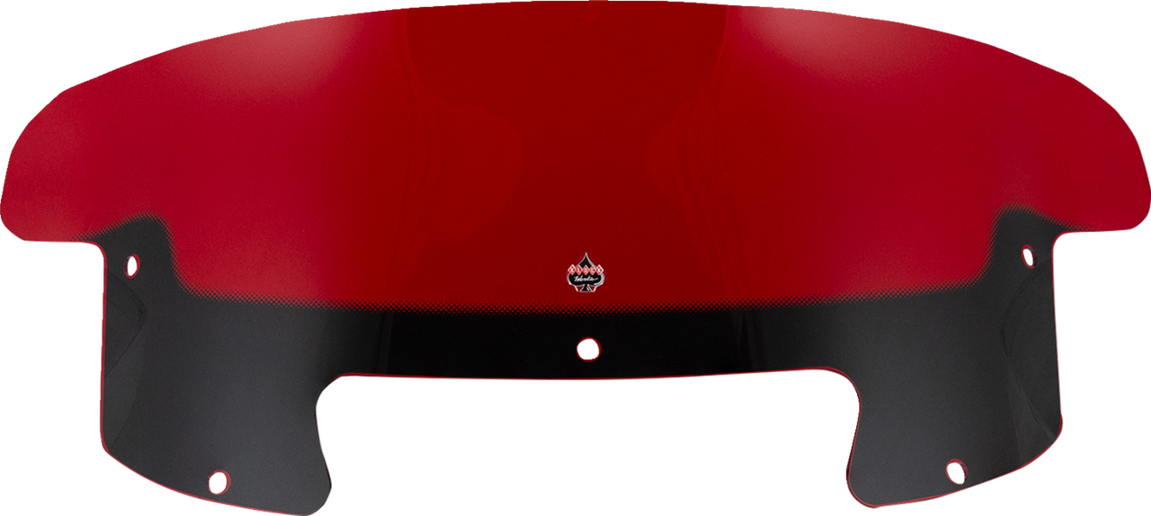 Klock Werks #KWW-04-0622 - Kolor Flare Windshield - 8" - Red - Indian
