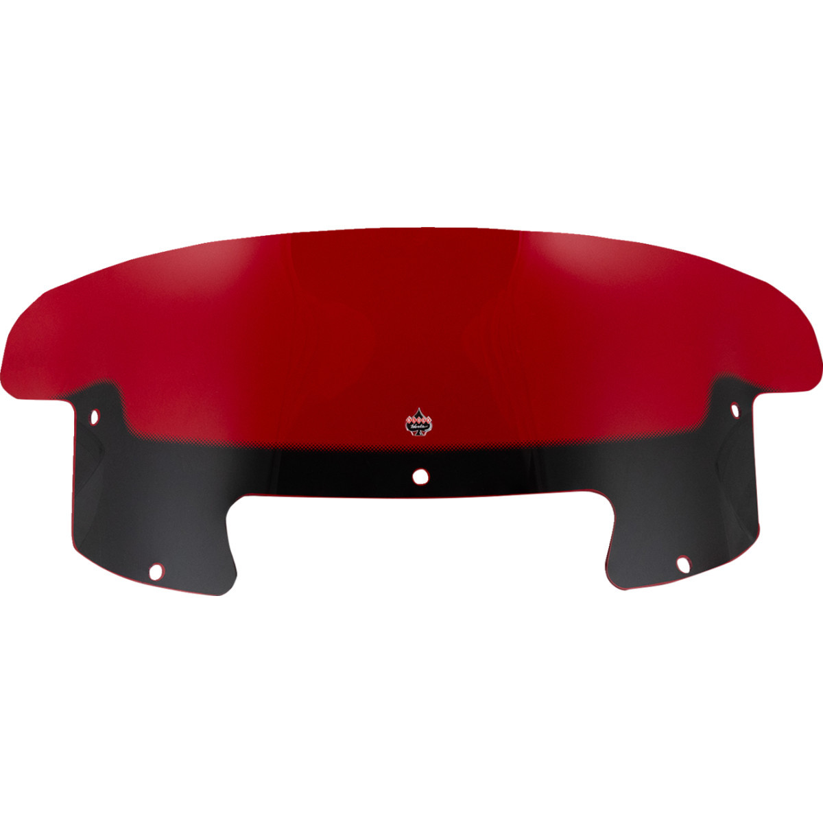 Klock Werks #KWW-04-0622 - Kolor Flare™ Windshield - 8" - Red - Indian
