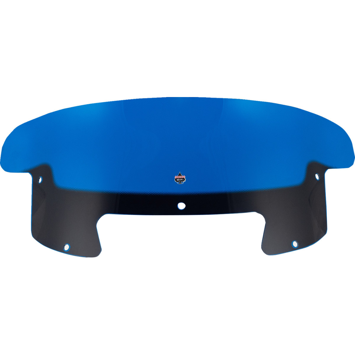 Klock Werks #KWW-04-0623 - Kolor Flare™ Windshield - 8" - Blue - Indian