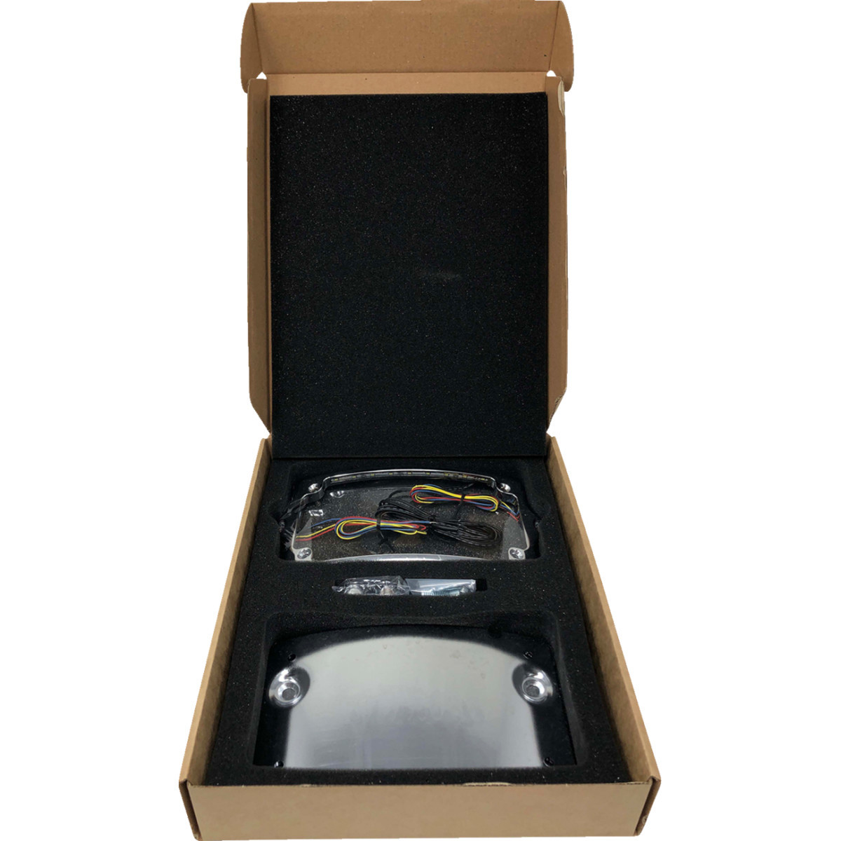 Kodlin USA #KUS20301 - License Plate Kit - Amber/Red/White - Chrome
