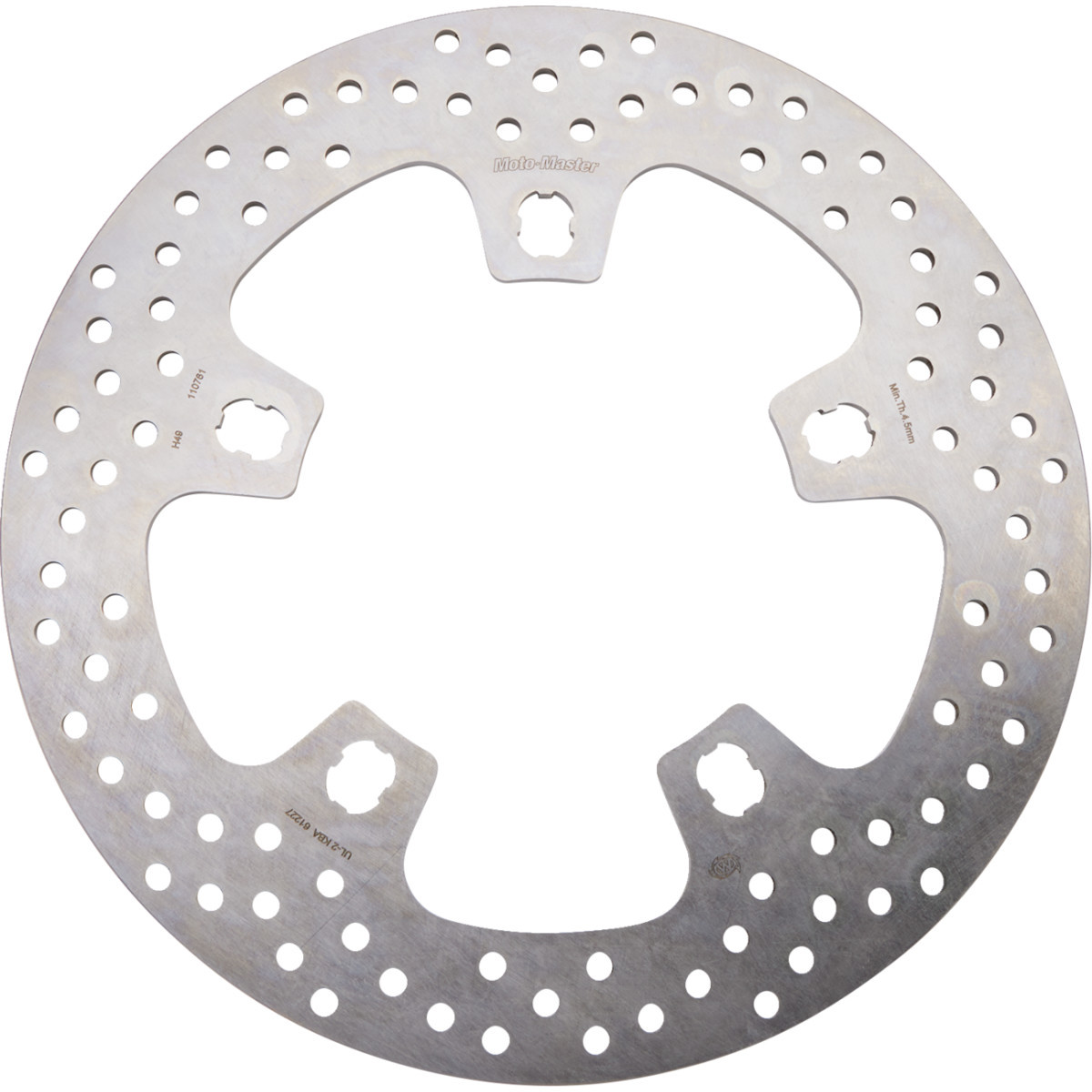 Moto-master #110761-PU - Brake Rotor - Front Right/Front Left - Halo
