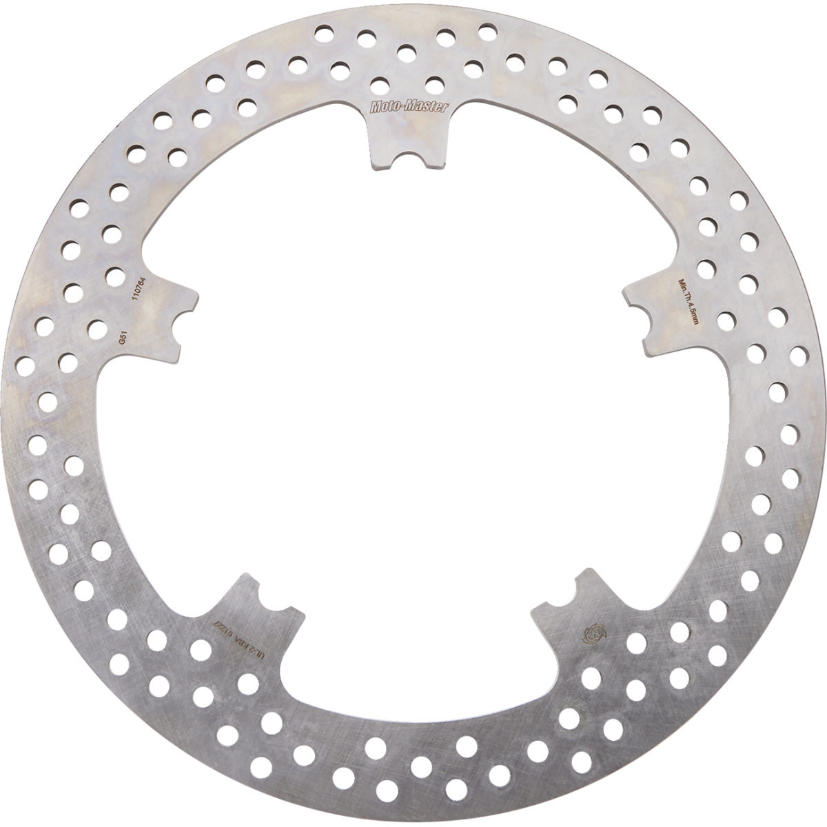 Moto-master #110764-PU - Brake Rotor - Front Right/Front Left - Halo