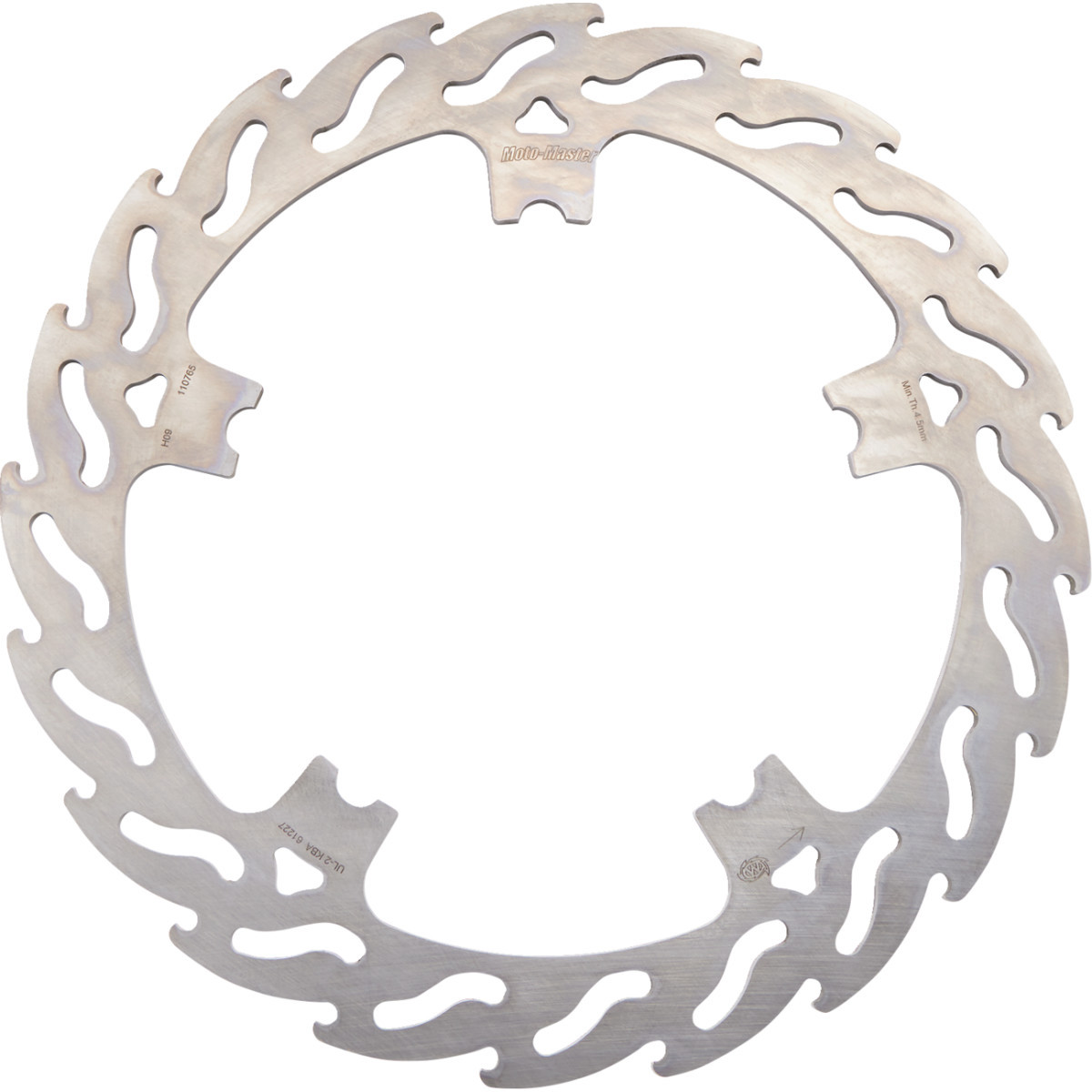 Moto-master #110765-PU - Brake Rotor - Front Left - Flame