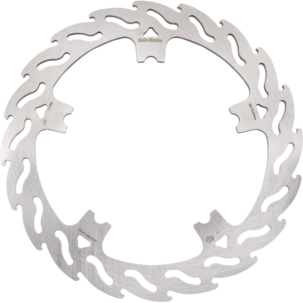Moto-master #110766-PU - Brake Rotor - Front Right - Flame