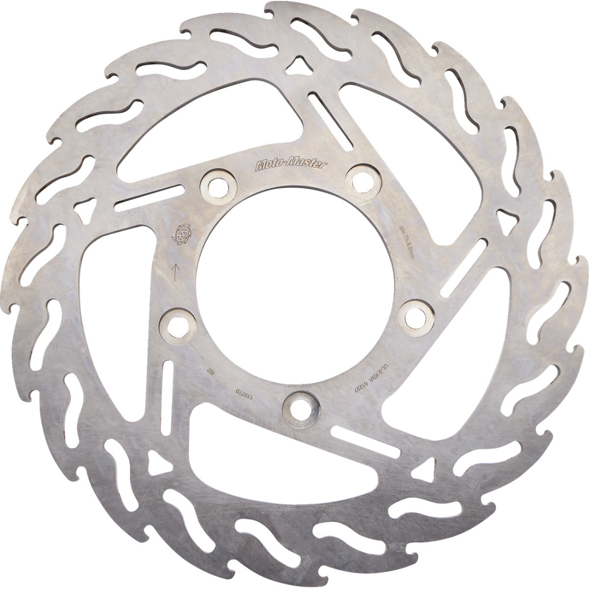 Moto-master #110770-PU - Brake Rotor - Rear - Flame