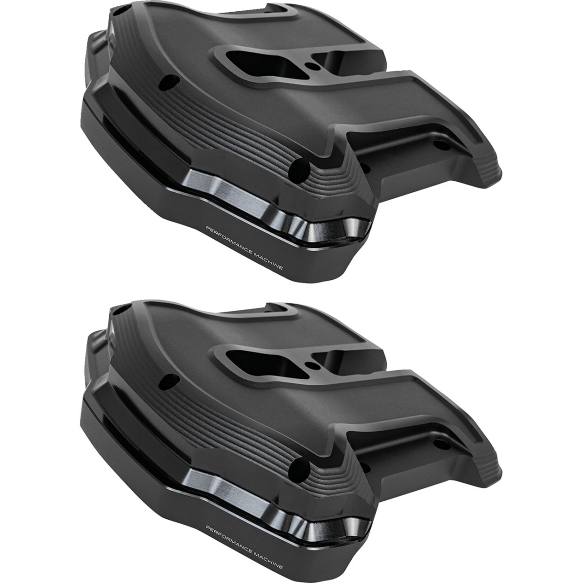 Performance Machine (PM) #0177-2084-SMB - Rocker Box Cover - Race Series - Black Ops - M8