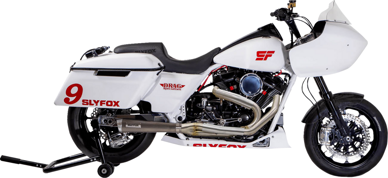 Slyfox SF1F3T - 2-into-1 Exhaust System - Stainless Steel