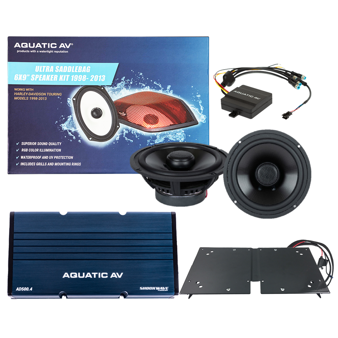 Aquatic AV BT301 - Ultra Speaker Kit Flht `14-Up