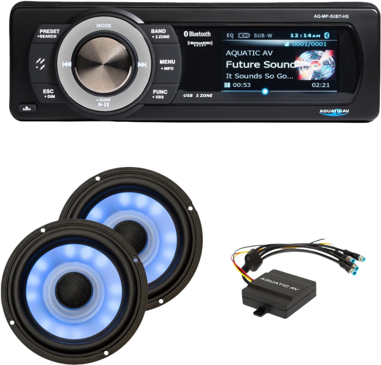 Aquatic AV HK105 - Ultra Rgb And Stereo Plus Kit `98-13 Flt/Flh