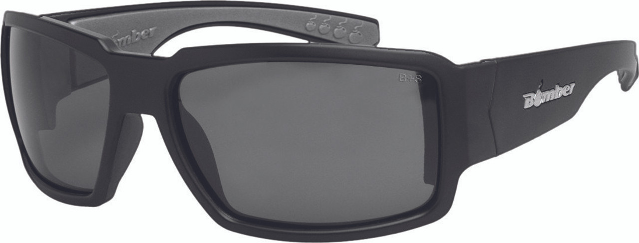 Bomber BG103 - Boogie Bomb Eyewear Matte Black W/Smoke Lens