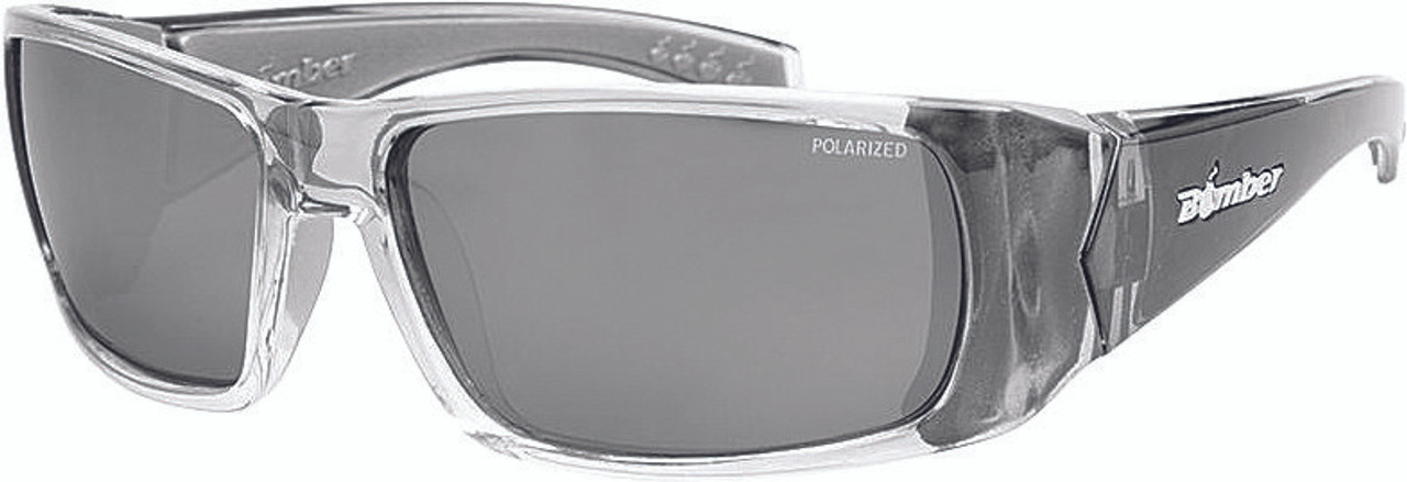 Bomber PB114 - Pipe Bomb Eyewear Smoke W/Silver Mirror Polarized Lens