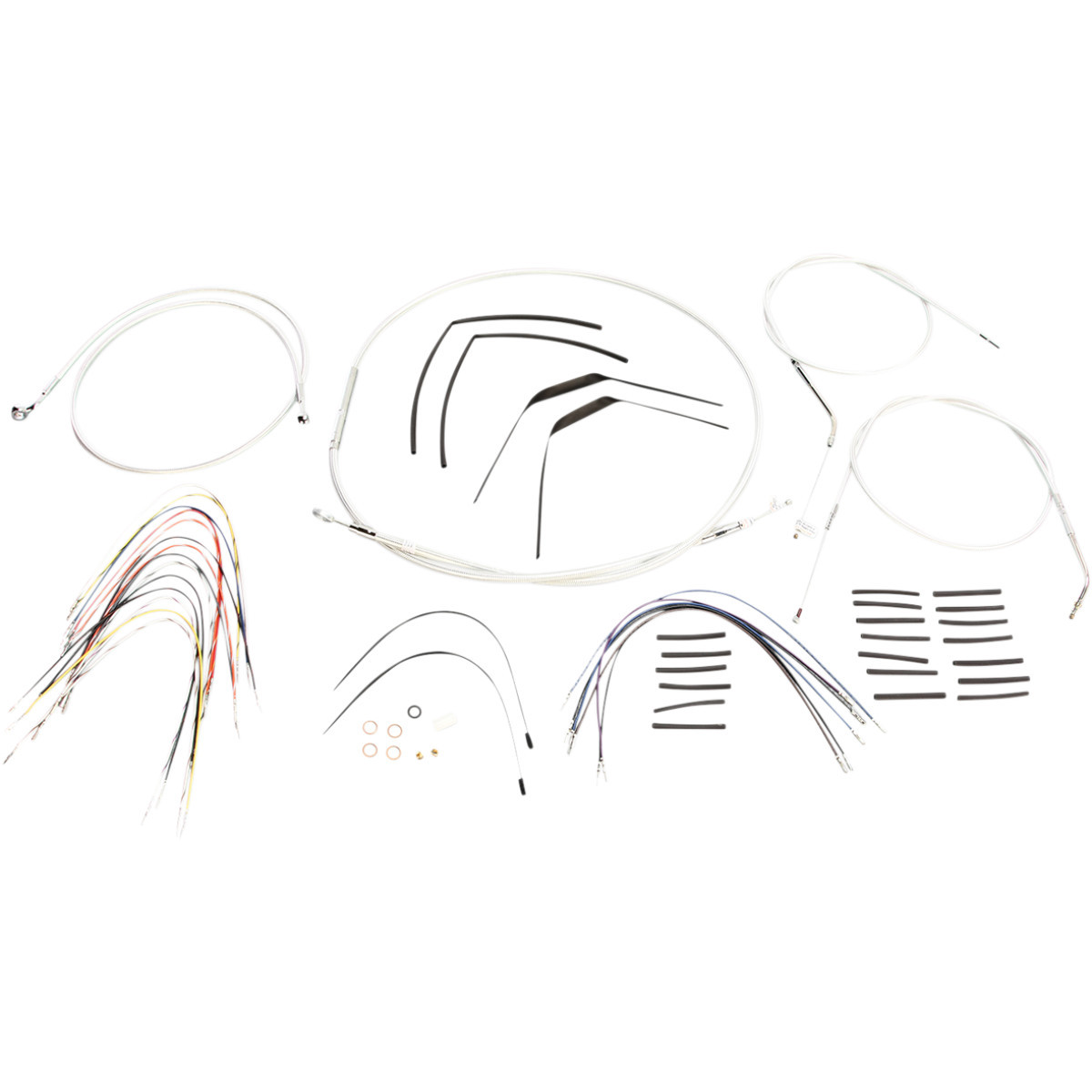 Magnum Shielding #387653 - Sterling Chromite II® Designer Handlebar Installation Kit - 18"-20" - '07-'13 Sportster