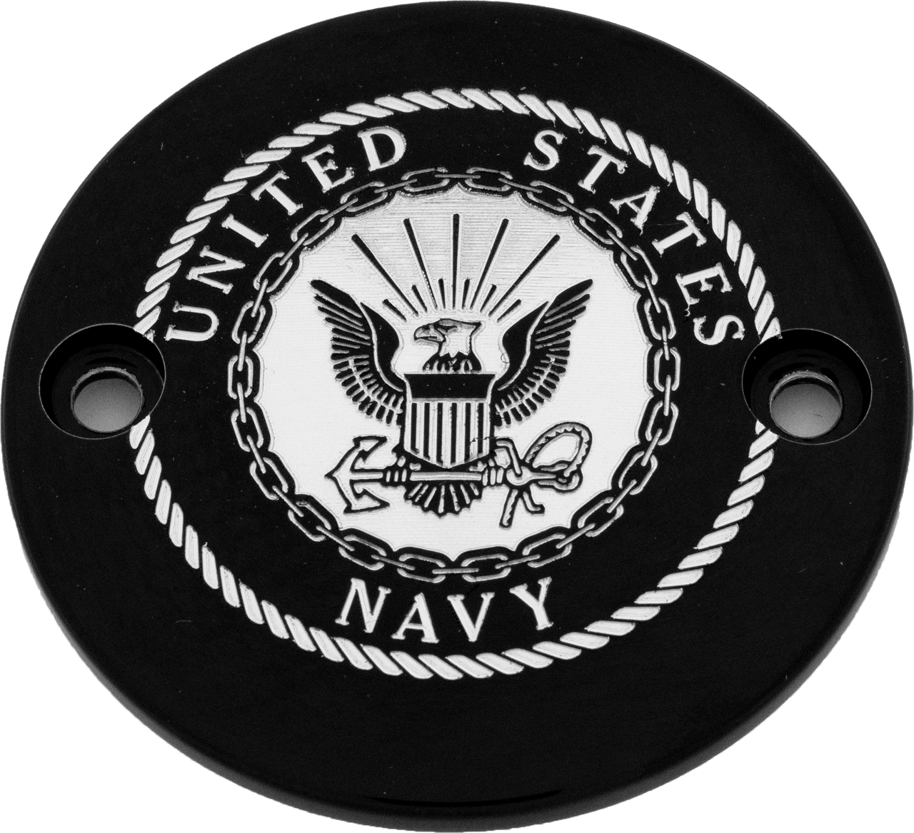 Custom Engraving NAV16-63BG - M8 Timer Cover Navy Black