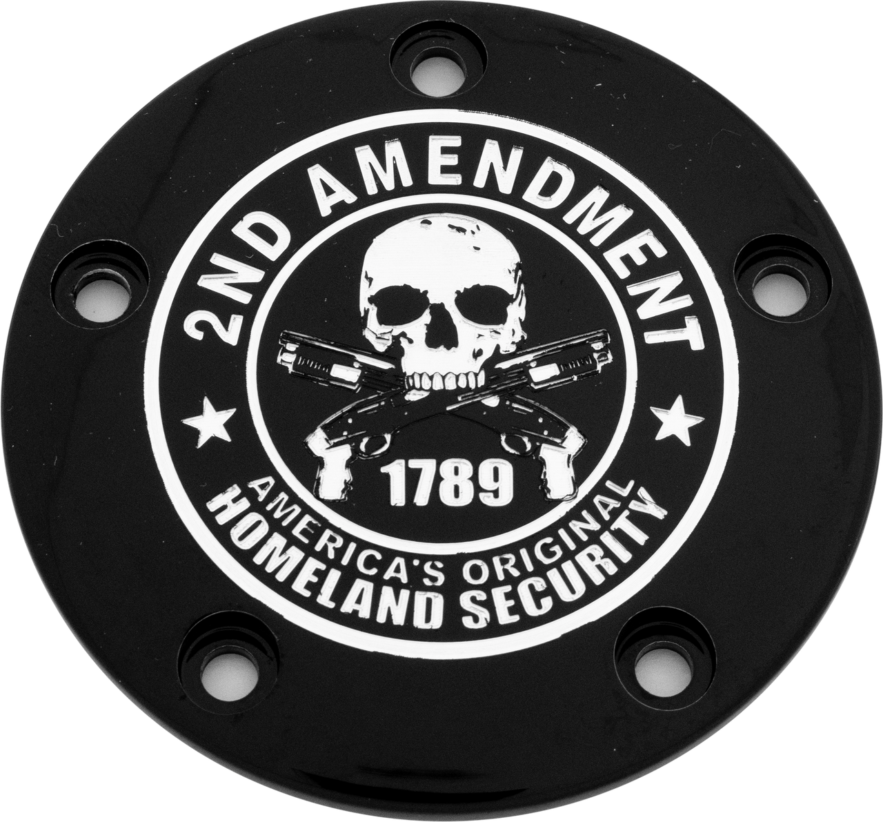 Custom Engraving PATR19-04BG - Tc Timer Cover 2a Black