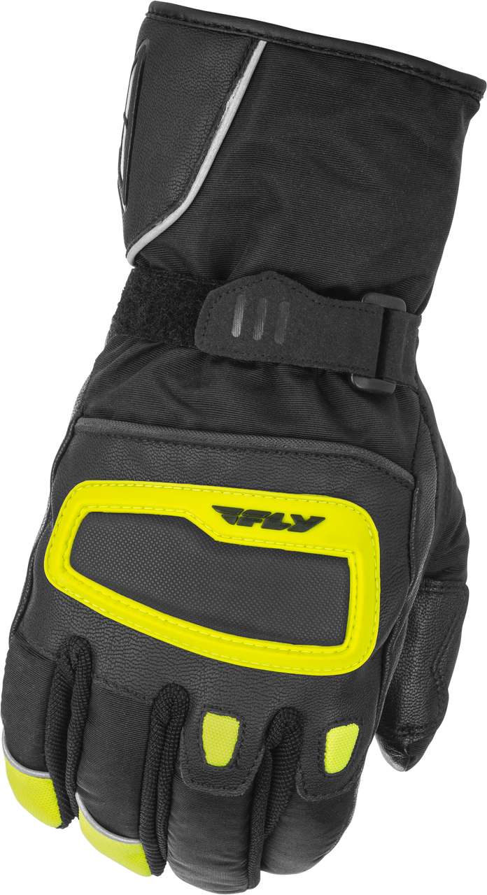 Fly Racing #5884 476-2065~1 - Xplore Gloves Black/Hi-Vis Xs