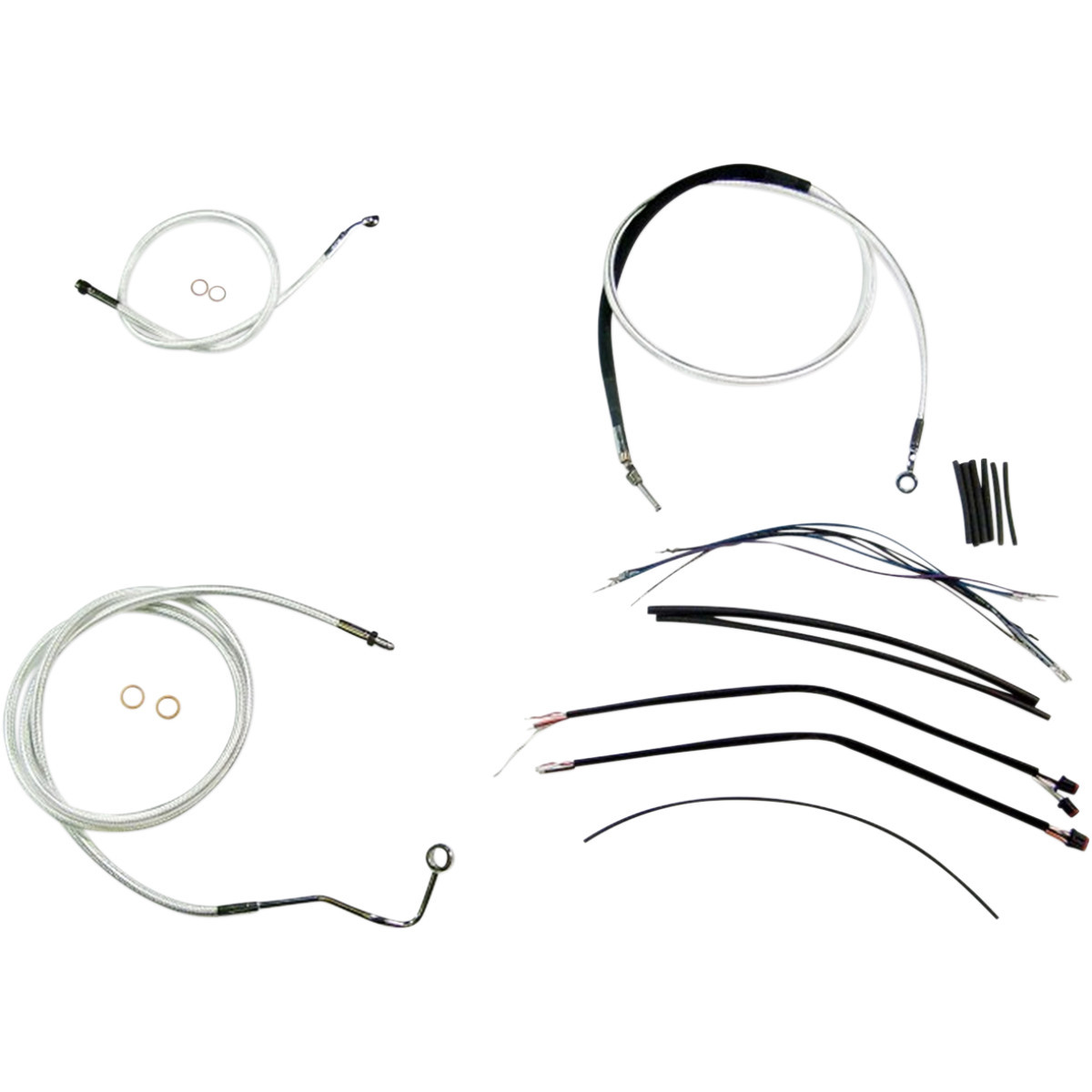 Magnum Shielding #387851 - Sterling Chromite II® Upper Handlebar Installation Kit - 12"-14" - '17-'20 FLH