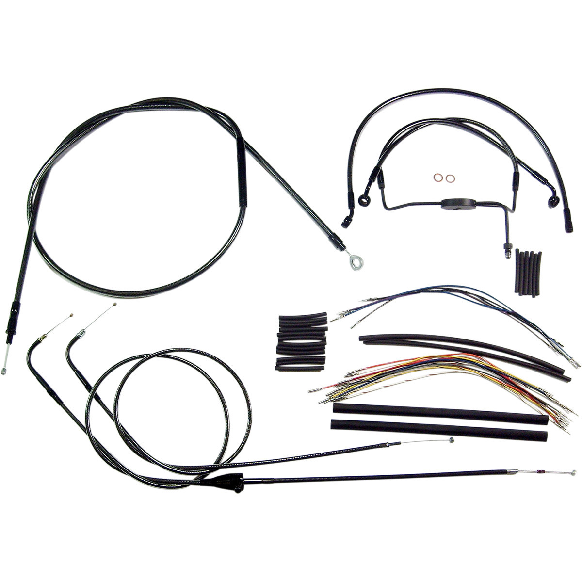 Magnum Shielding #487892 - Black Pearl™ Designer Handlebar Installation Kit - 15"-17" - '17 FLSS