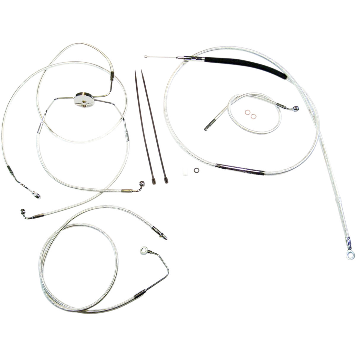 Magnum Shielding #387314 - Sterling Chromite II® Designer Handlebar Installation Kit - 10" - '08-'13 FLH