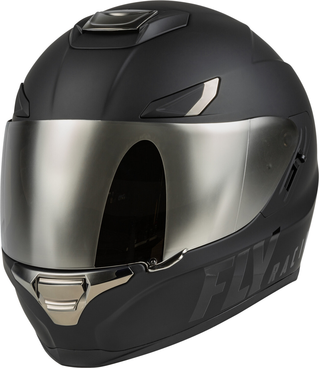 Fly Racing 73-83912X - Sentinel Recon Helmet Matte Black/Charcoal Chrome 2x