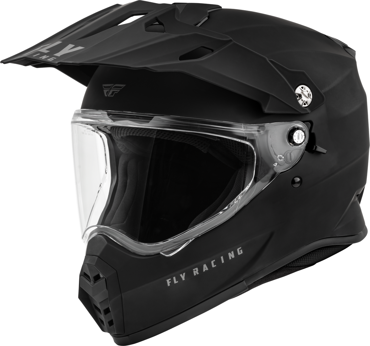 Fly Racing 73-7021X - Trekker Solid Helmet Matte Black Xl