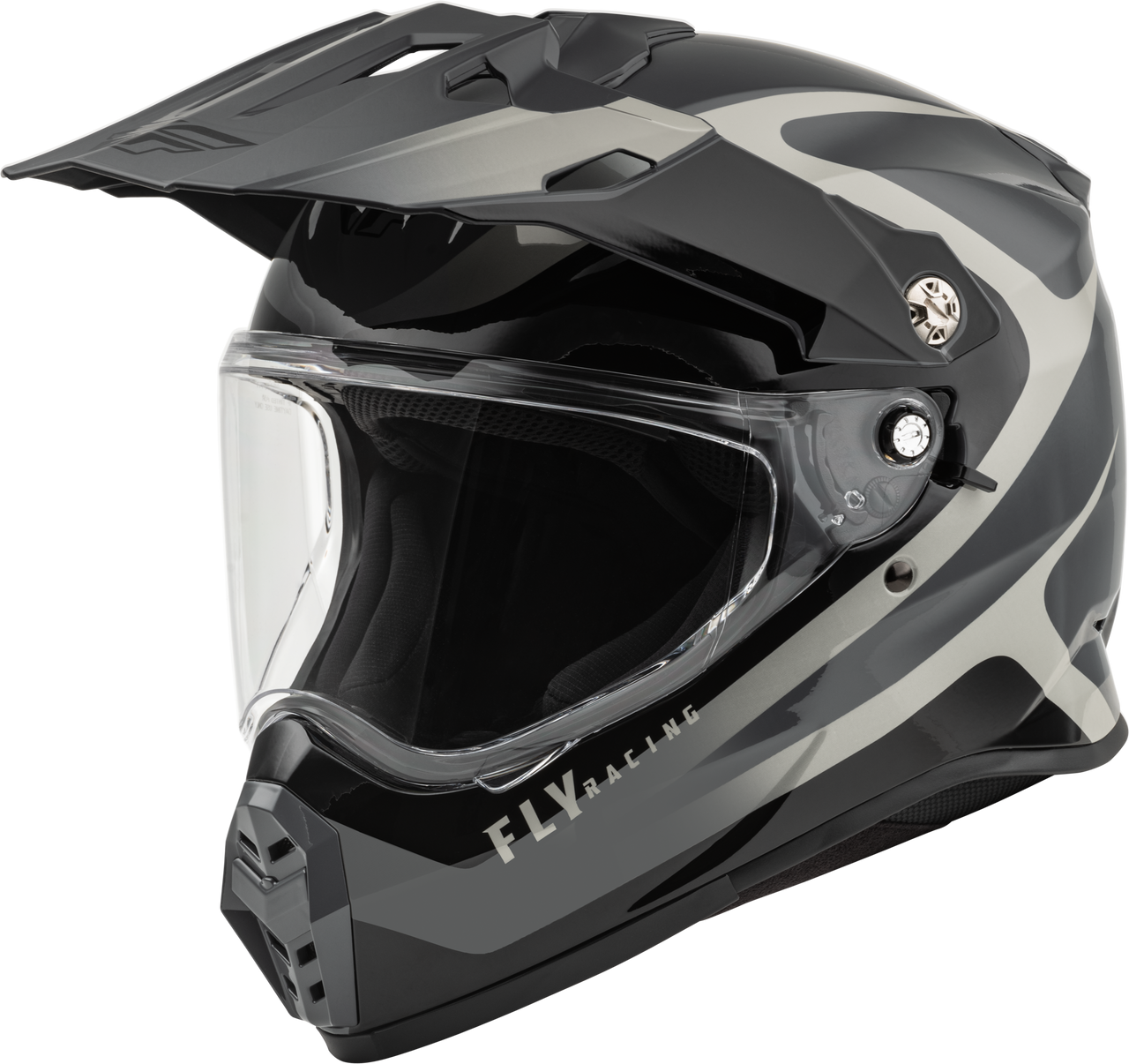 Fly Racing 73-70232X - Trekker Pulse Helmet Black/Grey 2x