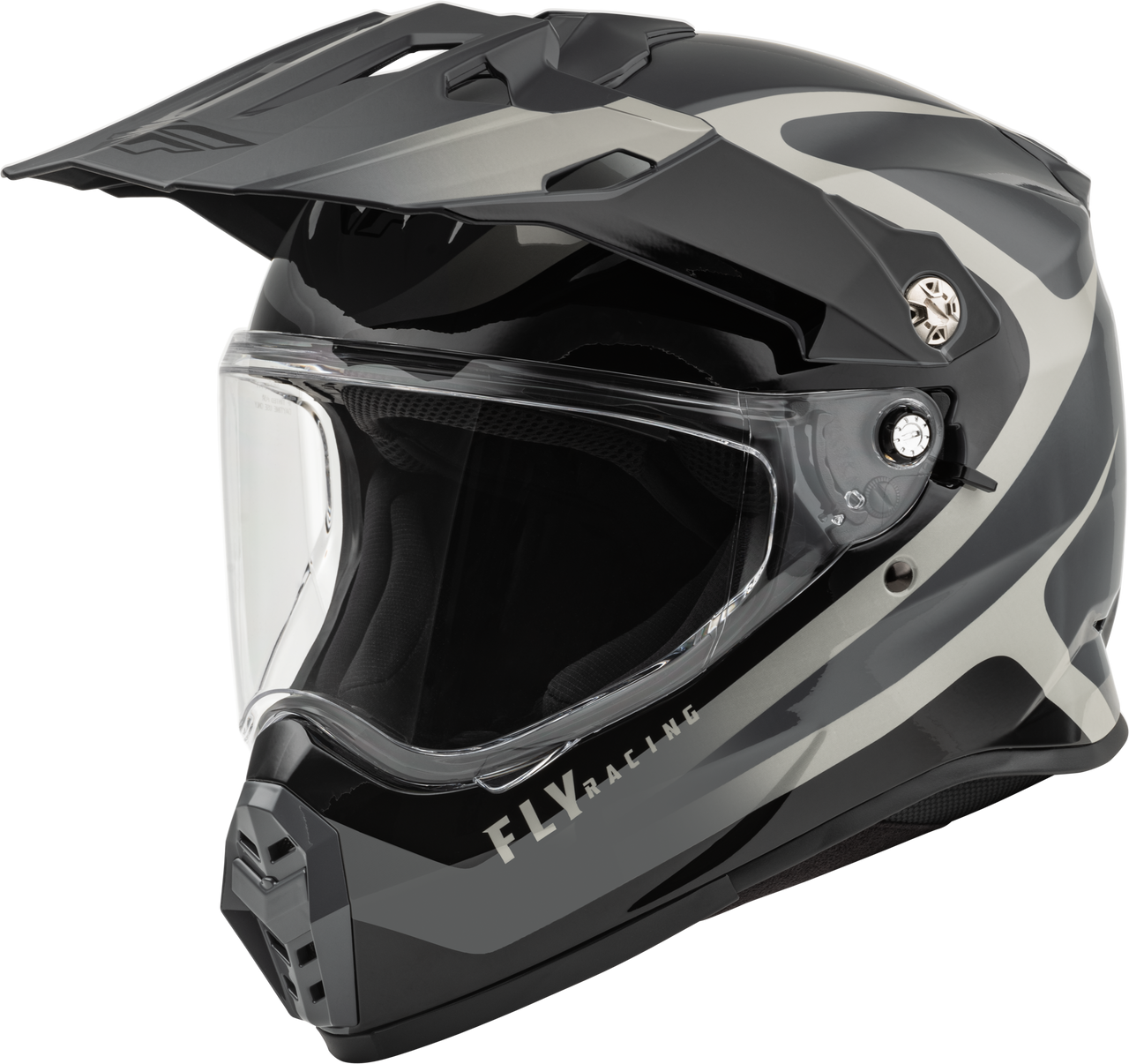 Fly Racing 73-7023L - Trekker Pulse Helmet Black/Grey Lg