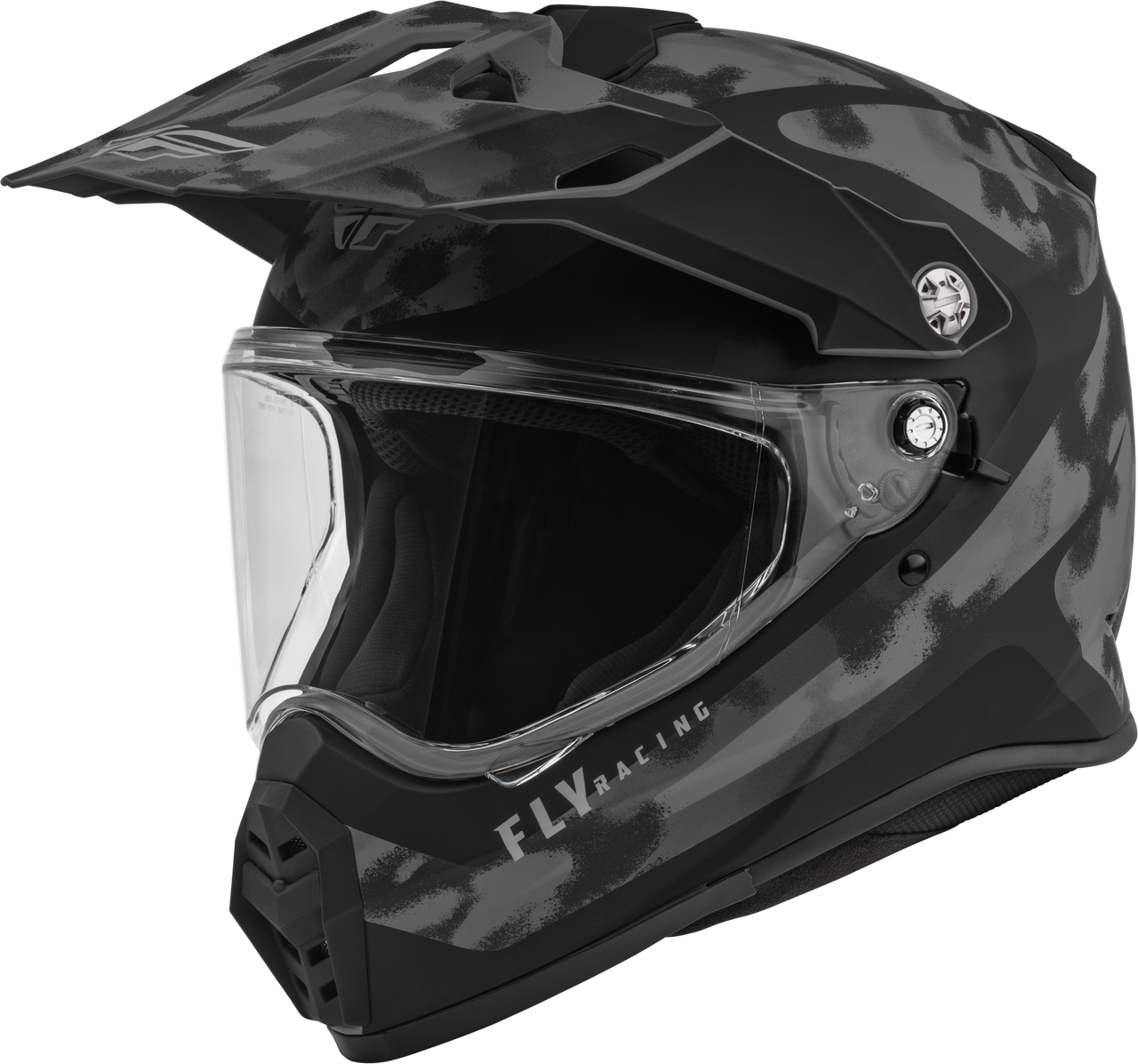 Fly Racing 73-7026M - Trekker Pulse Helmet Matte Grey/Black Camo Md