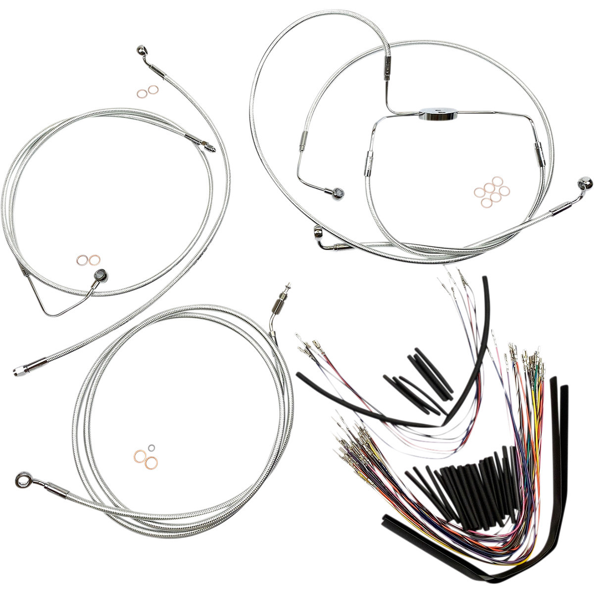 Magnum Shielding #387002 - Sterling Chromite II® Designer Handlebar Installation Kit - 15"-17" - '08-'12 CVO/Screaming Eagle