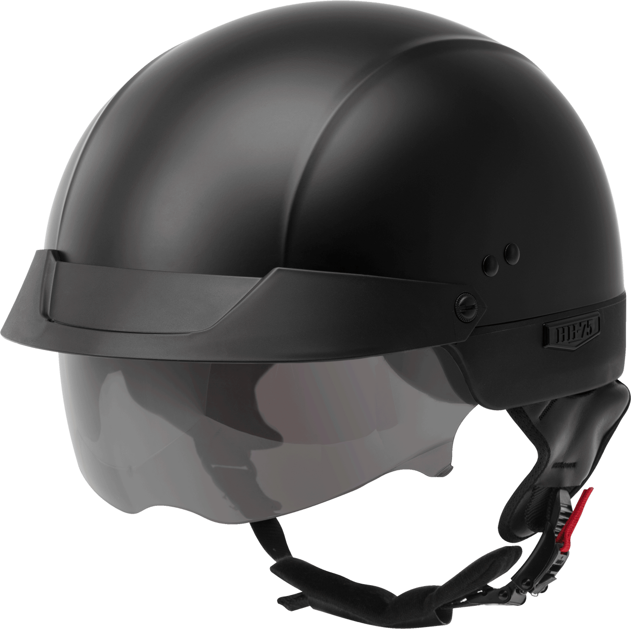 Gmax H1750073 - Hh-75 Half Helmet Matte Black Xs