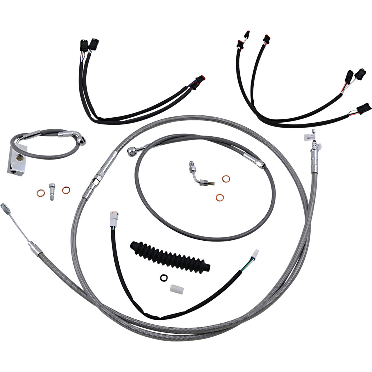 Control Cable Kit - XR - Stainless Steel/Chrome