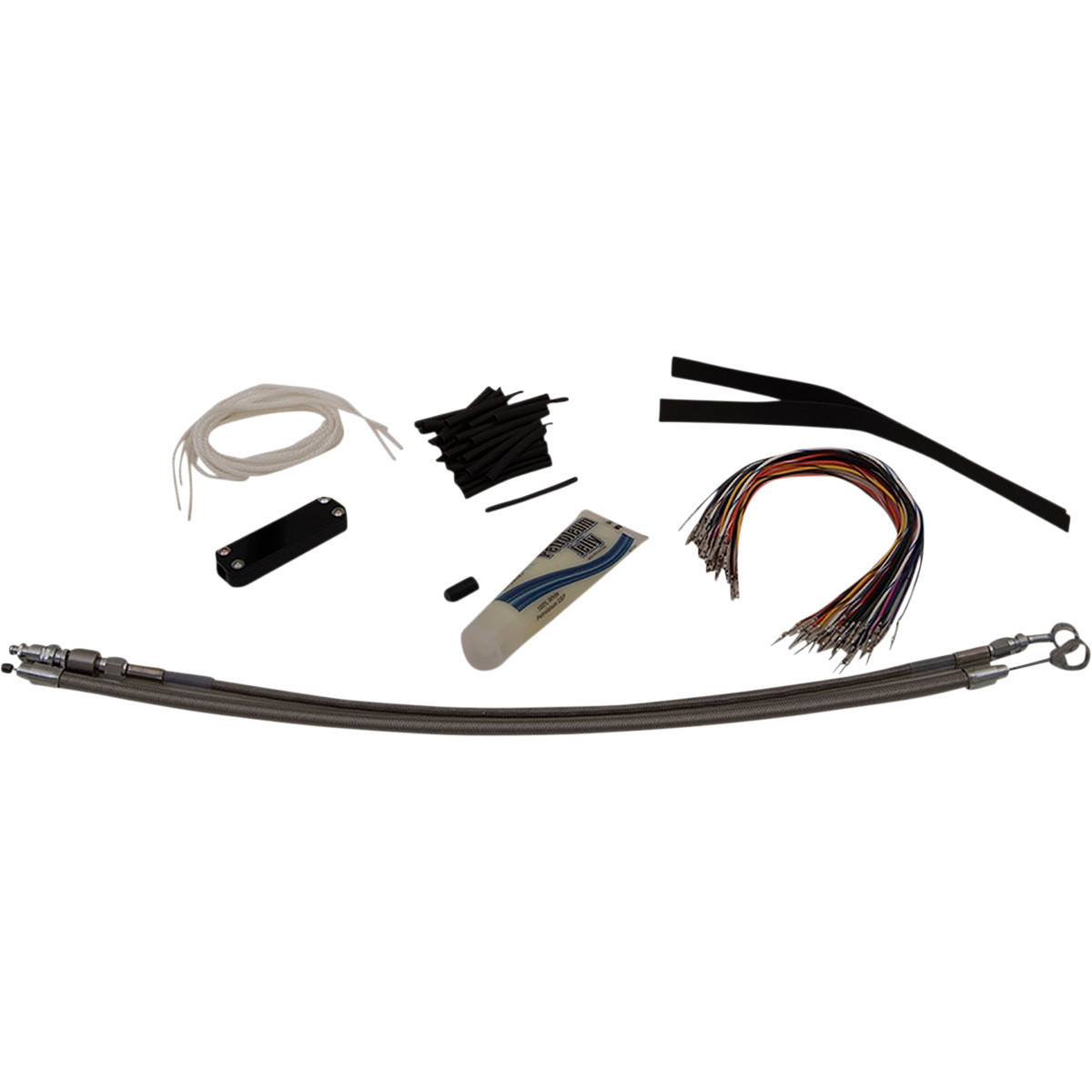 FAT Baggers INC. #109114 - Installation Kit - Cable Clutch - 14" - Braided