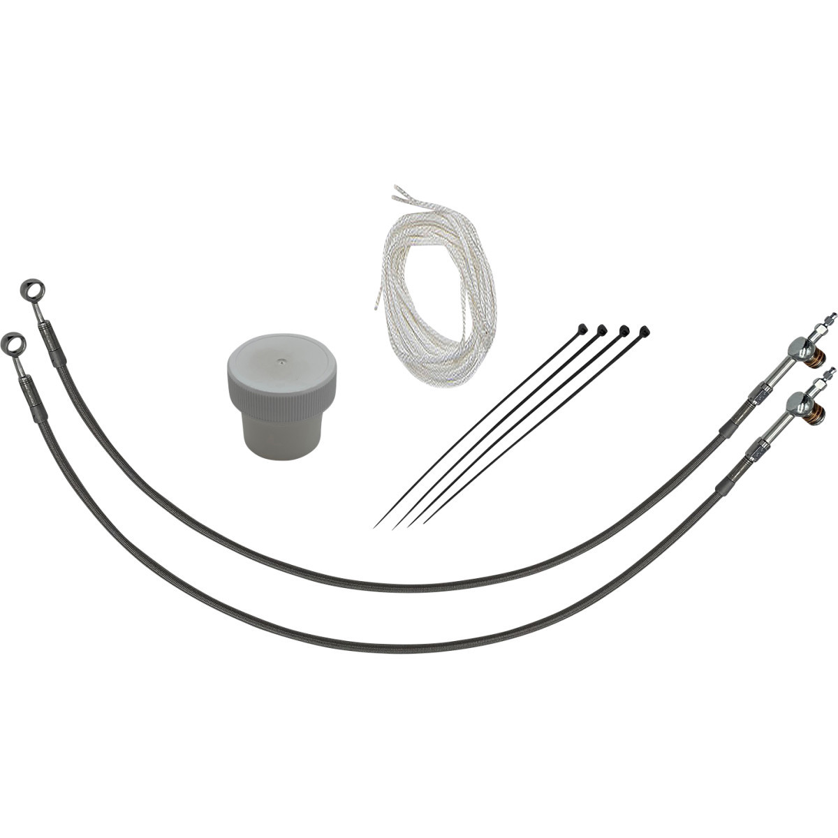 FAT Baggers INC. #109712 - Installation Kit - Hydraulic Clutch - 12" - Braided