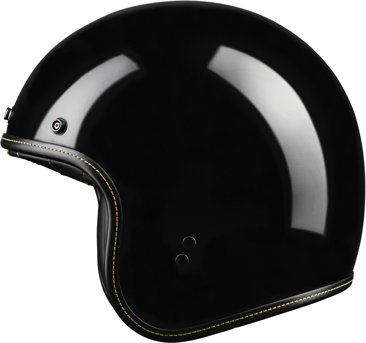 Highway 21 F77-1200M - .38 Retro Helmet Gloss Black Md Highway 21 F77-1200M - .38 Retro Helmet Gloss Black Md
