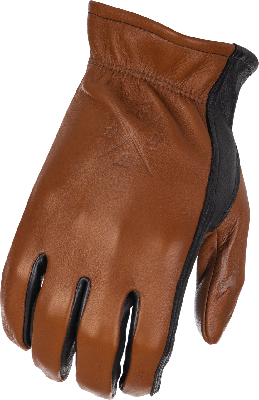 Highway 21 489-0026M - Louie Gloves Black/Tan Md