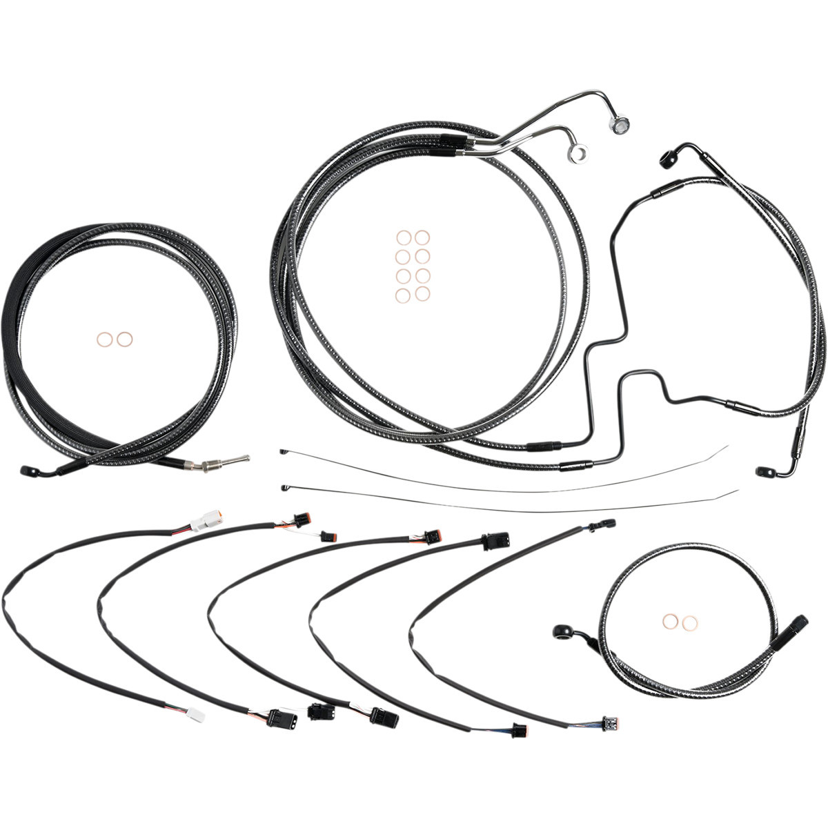 Magnum Shielding #787411 - KARBONFIBR Designer Handlebar Installation Kit - 12"-14" - '17-'20 FLHRXS