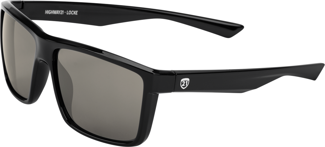Highway 21 489-3030 - Locke Sunglasses Black