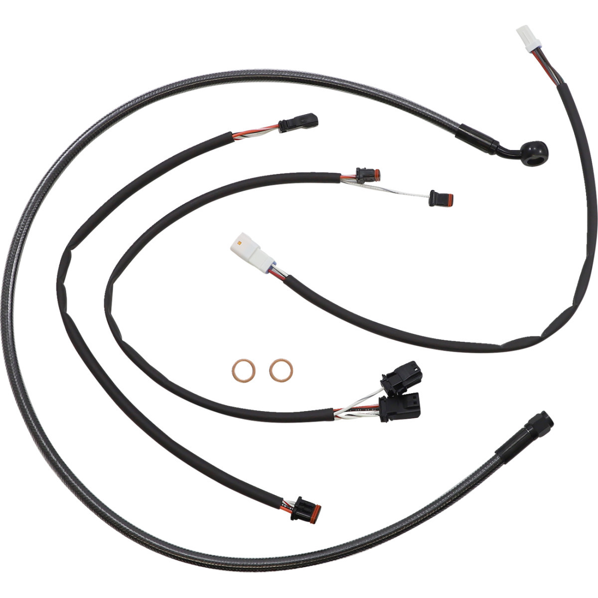 Magnum Shielding #4871003 - Black Pearl™ Designer Handlebar Installation Kit - 18"-20" - '21-'22 FLHR