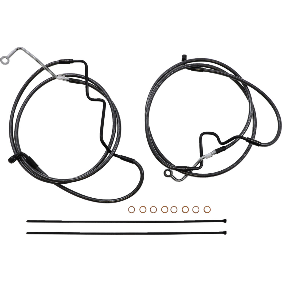 Magnum Shielding #487992 - Black Pearl™ Designer Handlebar Installation Kit - 15"-17" - '21-'22 FLHR