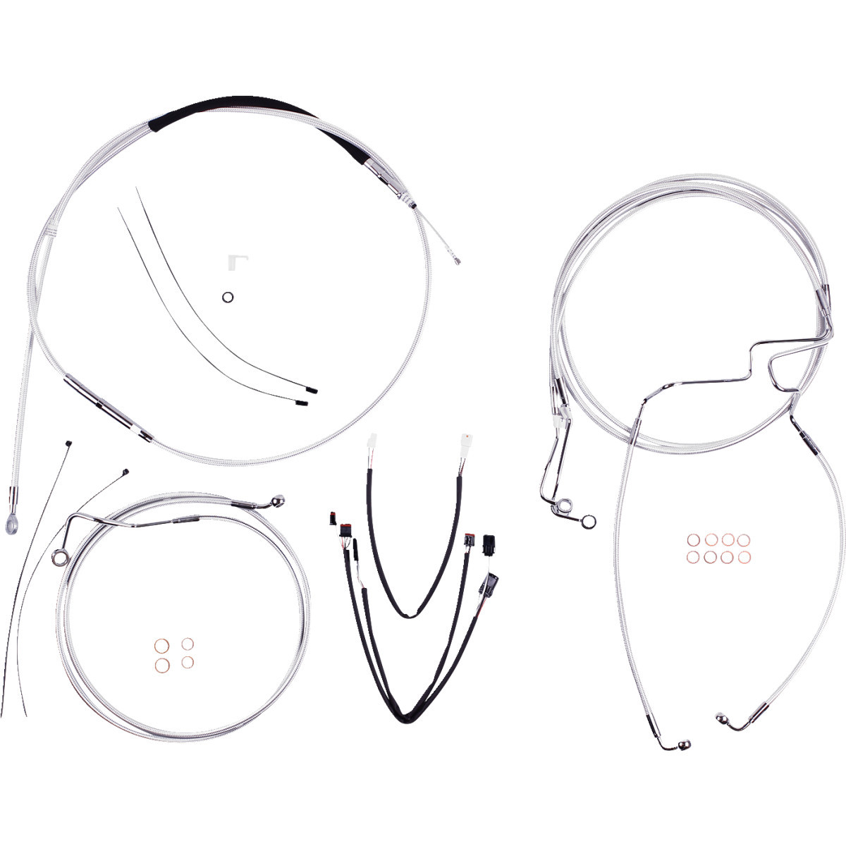 Magnum Shielding #387971 - Sterling Chromite II® Designer Handlebar Installation Kit - 12"-14" - '21-'23 FLTR