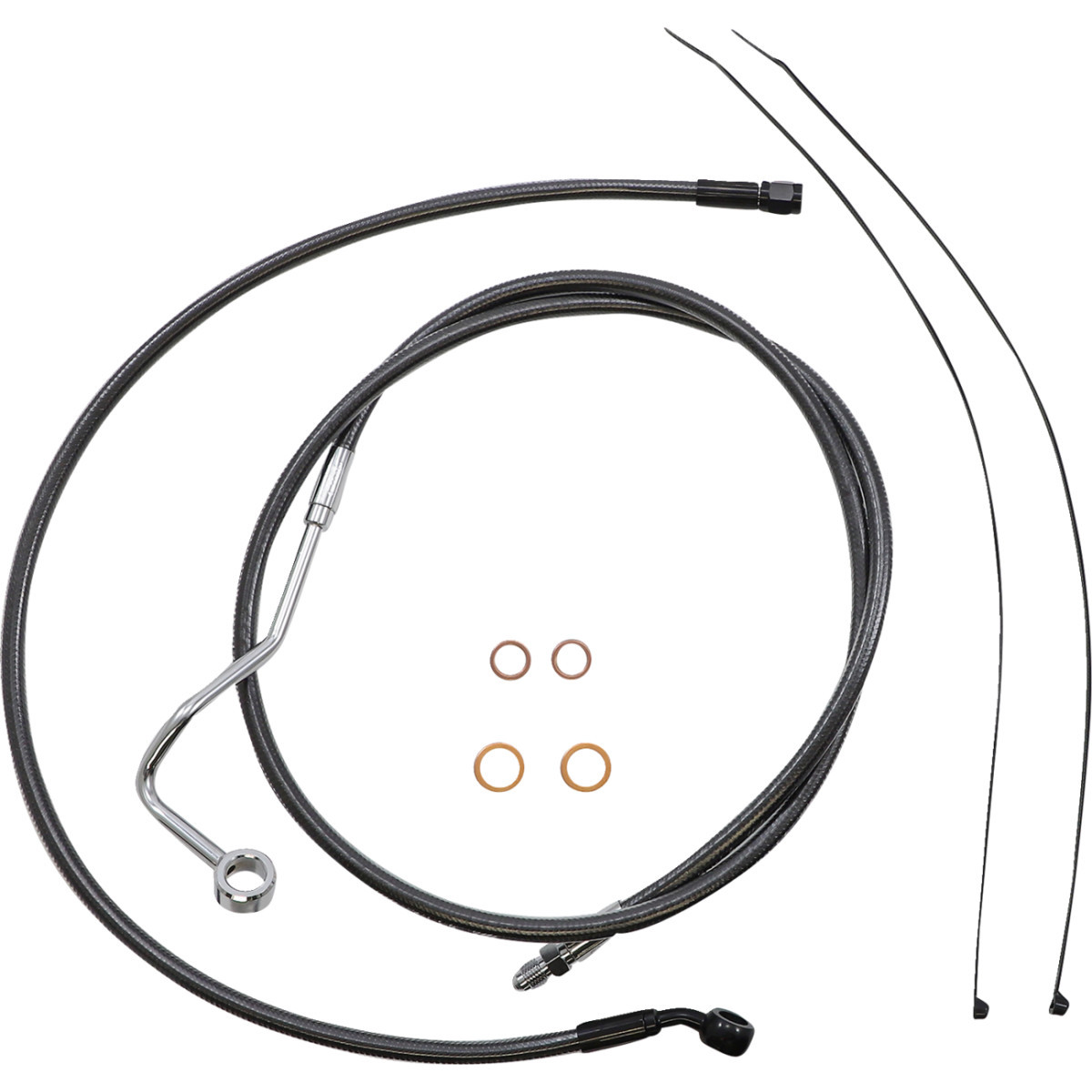 Magnum Shielding #4871001 - Black Pearl™ Designer Handlebar Installation Kit - 12"-14" - '21-'22 FLHR