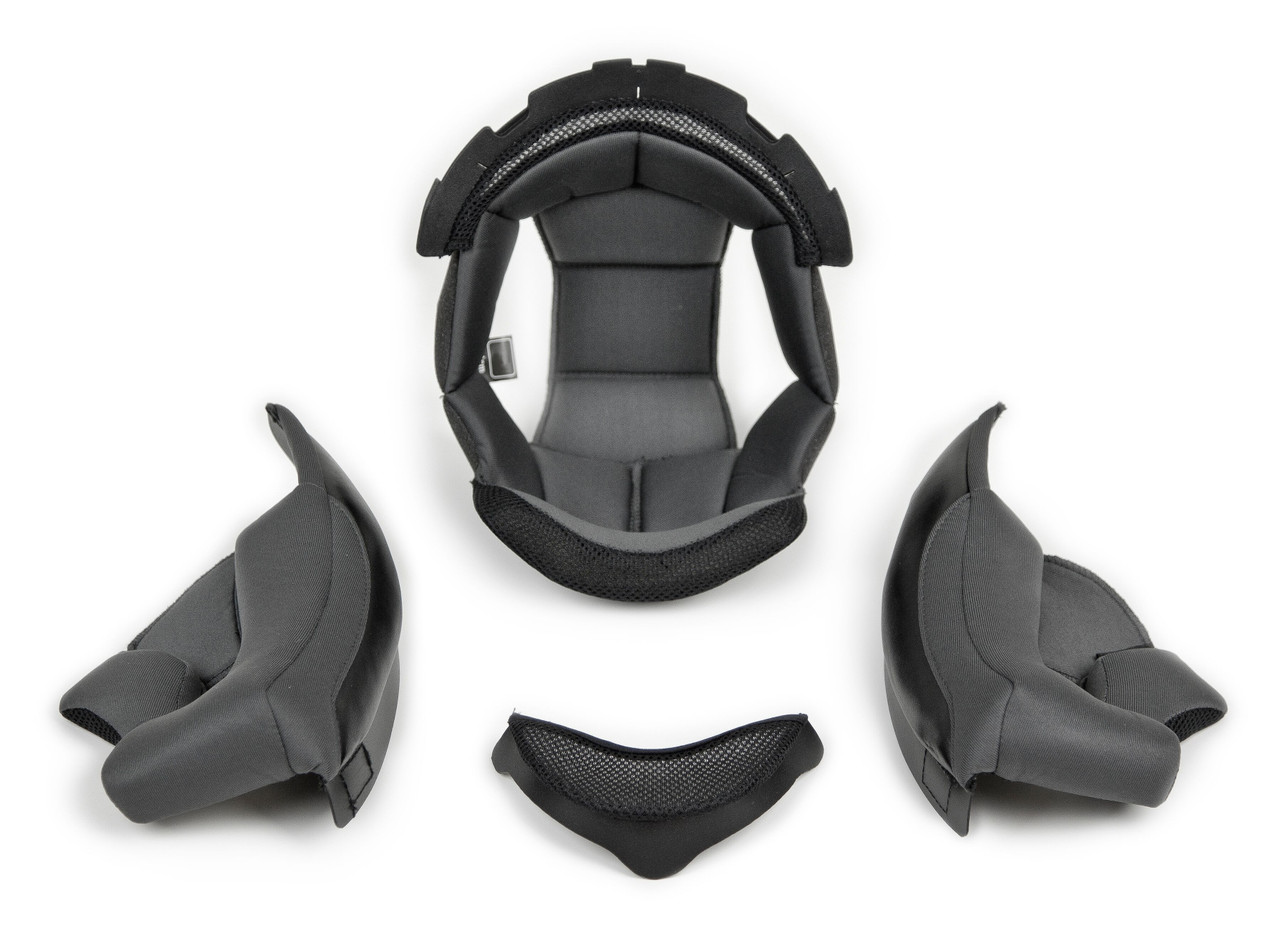 Scorpion Exo 32-600-03 - Exo-R320 Kwikwick 2 Wht Snaps Liner/Cheek Pad Kit Sm
