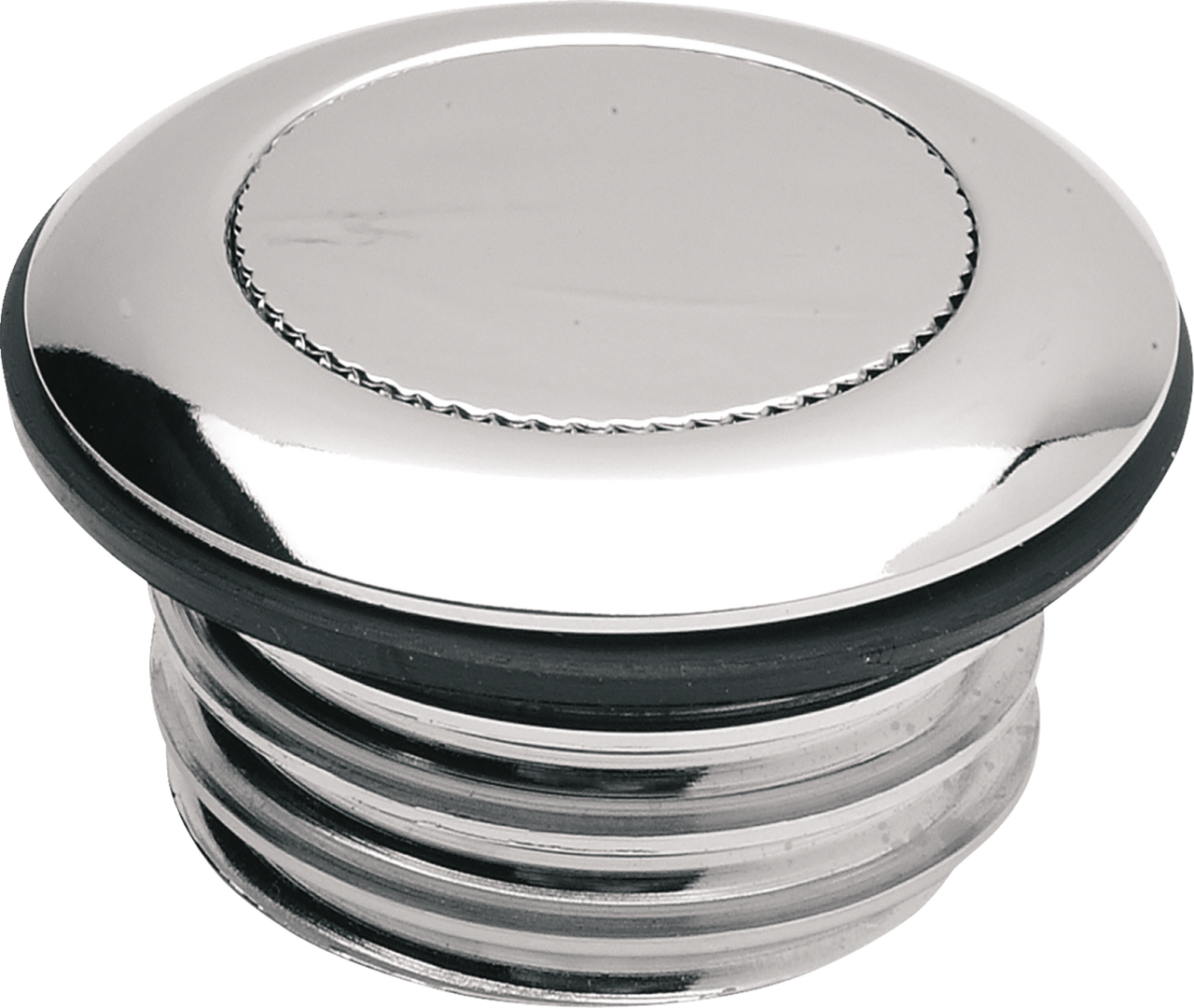 Drag Specialties Gas Cap - Non-Vented Pop-Up - Chrome