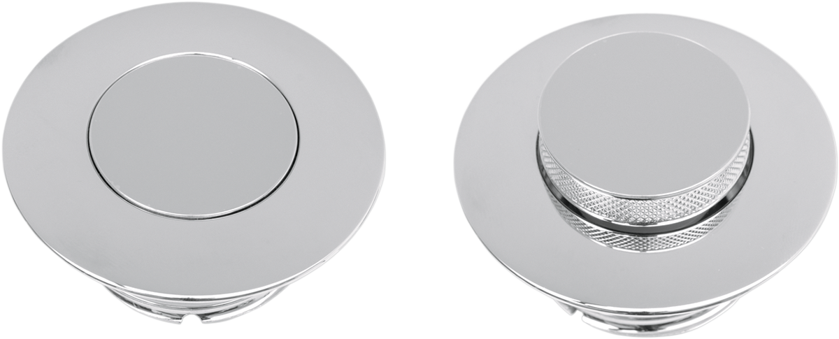 Large Vented Pop-Up Cap - Chrome